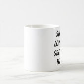 彼女は緑茶を愛します コーヒーマグカップ (中央)