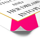 彼女は缶を缶詰に変えた,オフィスアートプリント ポスター (角)