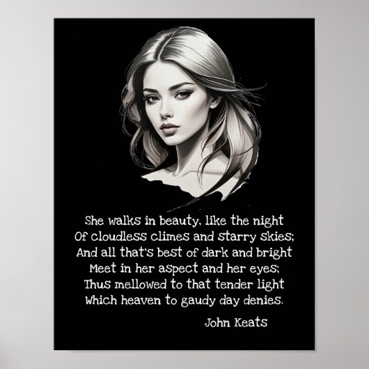 彼女は美しいを歩く ポスター (正面)