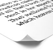 彼女は美しいを歩く ポスター (角)