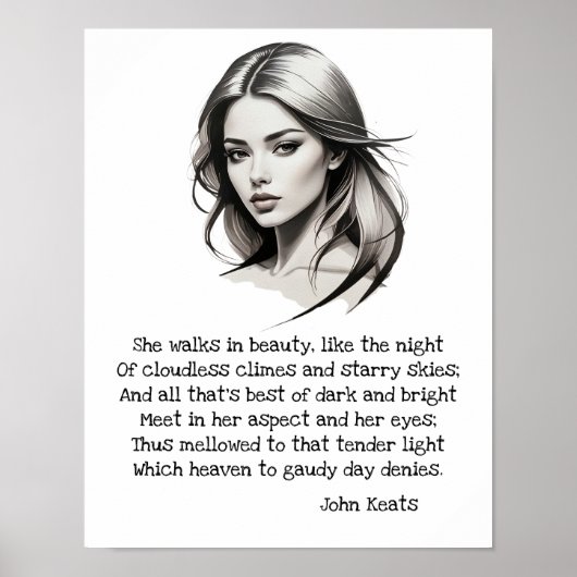 彼女は美しいを歩く ポスター (正面)