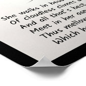 彼女は美しいを歩く ポスター (角)