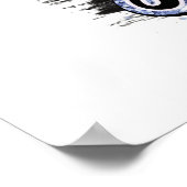 彼女は美しい弾力性のある黒人女性メラニン症 ポスター (角)