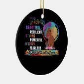 彼女は美しい弾力性の強い強力な価値がある セラミックオーナメント (右)