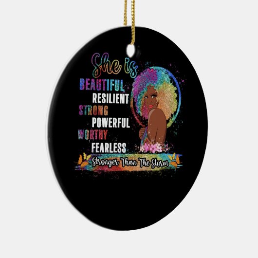 彼女は美しい弾力性の強い強力な価値がある セラミックオーナメント (右)