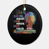 彼女は美しい弾力性の強い強力な価値がある セラミックオーナメント (左)