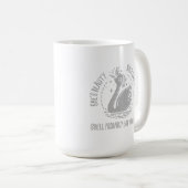 彼女は美しい彼女は恵み皮肉おもしろいな白鳥だ コーヒーマグカップ (正面右)