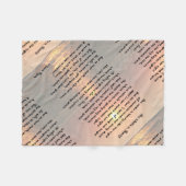 彼女は美しい/ケープメイサンセットフリースブランケットを歩く フリースブランケット (正面(横))