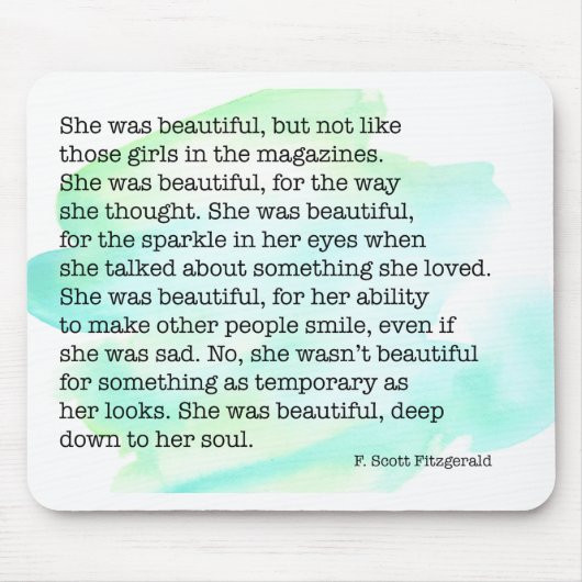 彼女は美しかった マウスパッド (正面)