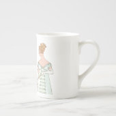 彼女は耐えられます-プライド及び偏見 ボーンチャイナマグカップ (右)