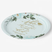 彼女は自分が信じパーティー紙を卒業した ペーパープレート (アングル)