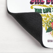 彼女は自分が望んでいた人生をデザインした マウスパッド (コーナー)