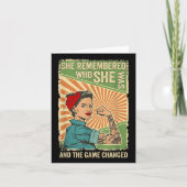 彼女は自分が誰であるかを思い出し、試合は変わった カード (正面)