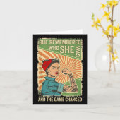 彼女は自分が誰であるかを思い出し、試合は変わった カード (黄色い花)