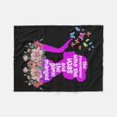 彼女は自分が誰であるかを思い出し、試合は変わった フリースブランケット (正面(横))