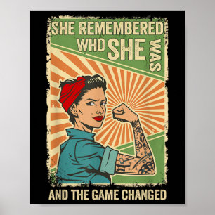 彼女は自分が誰であるかを思い出し、試合は変わった ポスター