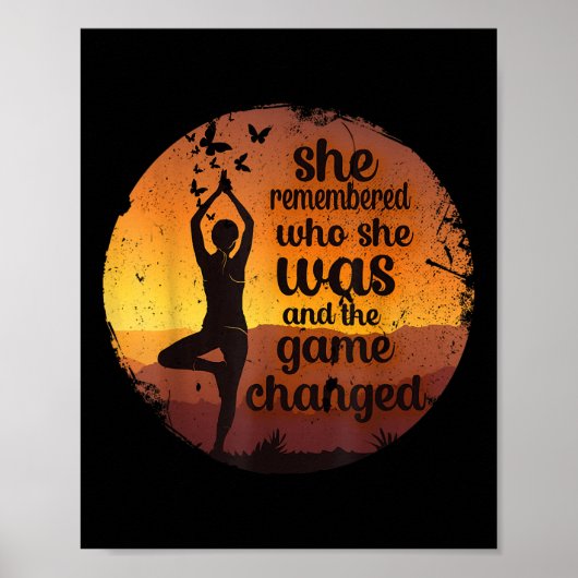 彼女は自分が誰であるかを思い出し、試合は変わった ポスター (正面)