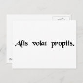 彼女は自分の羽で飛ぶ ポストカード (正面/裏面)