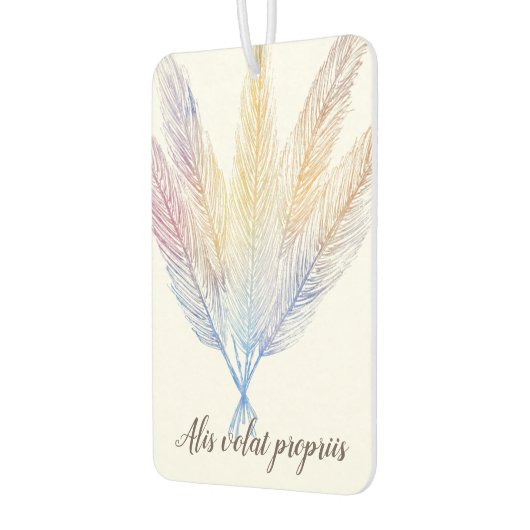 彼女は自分の羽を持って飛ぶのが当然だ カーエアーフレッシュナー (左)