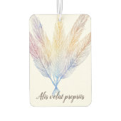 彼女は自分の羽を持って飛ぶのが当然だ カーエアーフレッシュナー (裏面)