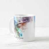 彼女は自分の翼を持って飛ぶ-アリスの固有層 コーヒーマグカップ (正面左)