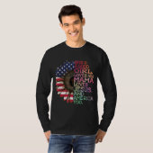彼女は良い女の子だ彼女のママを愛するイエス&アメリカT Tシャツ (正面フル)