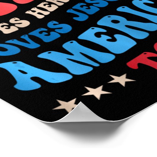 彼女は良い女の子だ彼女のママ・イエスとアメリカを愛している ポスター (角)