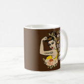 彼女は花のように壊れやすくなかった コーヒーマグカップ (正面右)