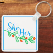 彼女は花を咲かせた キーホルダー (裏面)