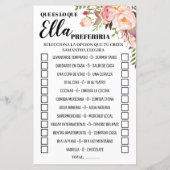 彼女は英語のゲームをシャワースペインのする (裏面)