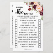 彼女は英語のゲームをシャワースペインのする (正面/裏面)