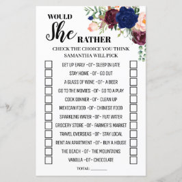 彼女は英語のゲームをシャワースペインのする