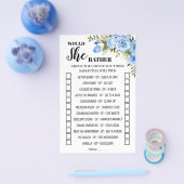 彼女は英語のゲームカードをシャワスペインのーしたいの? チラシ (シングル)