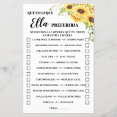 彼女は英語のゲームカードをシャワスペインのーしたいの? チラシ (裏面)