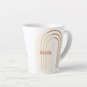 彼女は荒々しいラテマグ カフェラテマグ (右アングル)