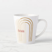 彼女は荒々しいラテマグ カフェラテマグ (右)