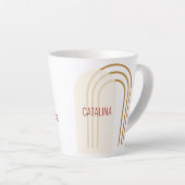 彼女は荒々しいラテマグ カフェラテマグ (右アングル)