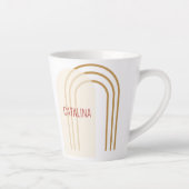 彼女は荒々しいラテマグ カフェラテマグ (右)