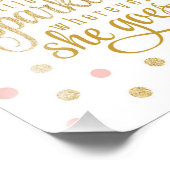 彼女は葉どこへ行っても少し輝く フォトプリント (角)