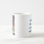 彼女は虹の感動的なマグがほしいと思いました コーヒーマグカップ (中央)