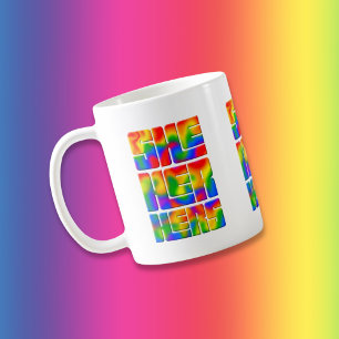 彼女は虹を見せる コーヒーマグカップ