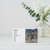 彼女は行き、行き、そして行きました 名刺 (スタンド正面)