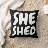 彼女は装飾用クッションを流した クッション (ブランケット)