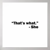 彼女は言った ポスター (正面)