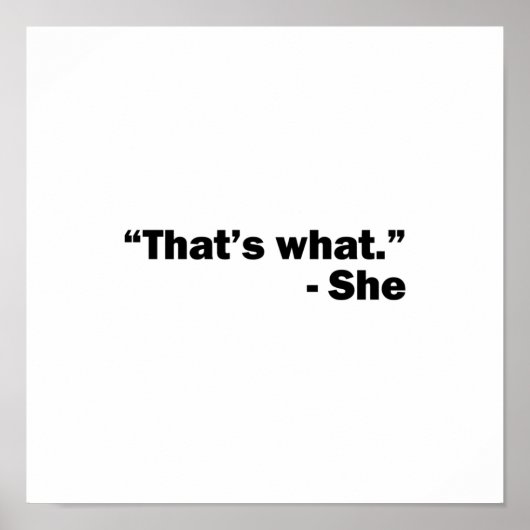 彼女は言った ポスター (正面)