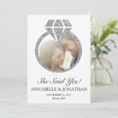 彼女は言ったYes婚約パーティ招待状 招待状 (スタンド正面)