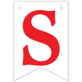 彼女は言ったYES、赤い文字 – ダイヤモンドリングや輪、ハート+矢印 バンティングフラッグ (第1の旗)