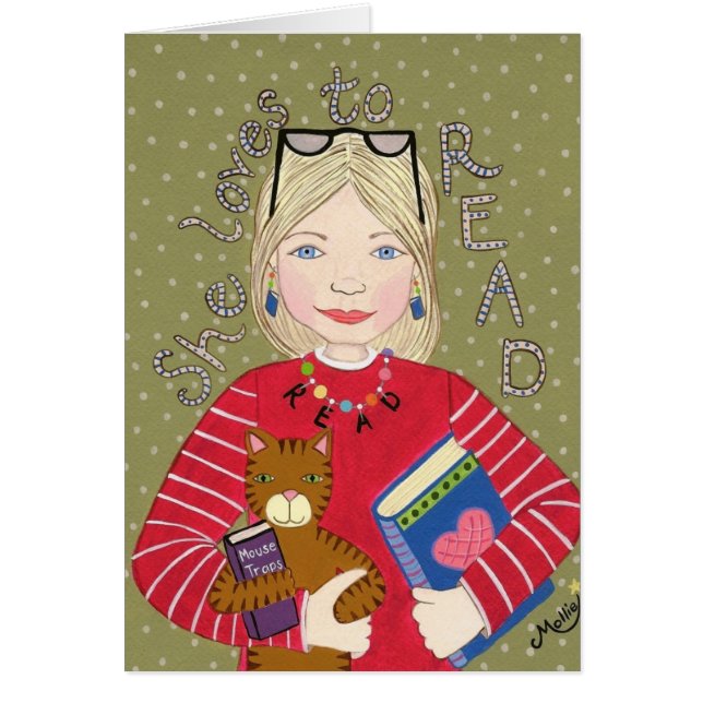 彼女は読むことを愛します (正面)