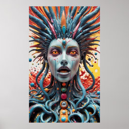 彼女は誰かがパニックのボタンを擦っているのを捕まえた ポスター