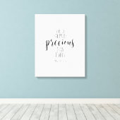 彼女は諺の31:10大切よりもはるかに多い キャンバスプリント (インサイチュ (ウッドフロア))